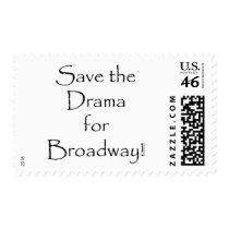 Save the Drama...Broadway! postage