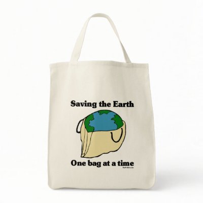 Save the Earth totebag by holiday_tshirts