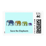 Save the Elephants Postage Stamps