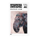 Save the Elephants Watercolor Animal Rights Stamps