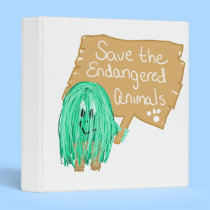 save the endanged animals binders