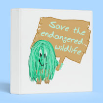 save the endanged wildlife binders
