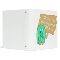 save the endangered plants binder