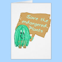 save the endangered plants cards