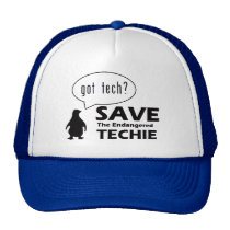 Save the Endangered Techie hats