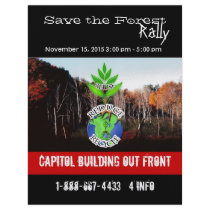 Save The Forest Flyer by samack Save The Forest Flyer