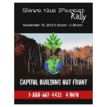 Save The Forest Flyer by samack Save The Forest Flyer