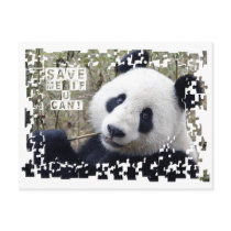 Save The Giant Panda postcards by mysticillusions Save The Giant Panda postcards