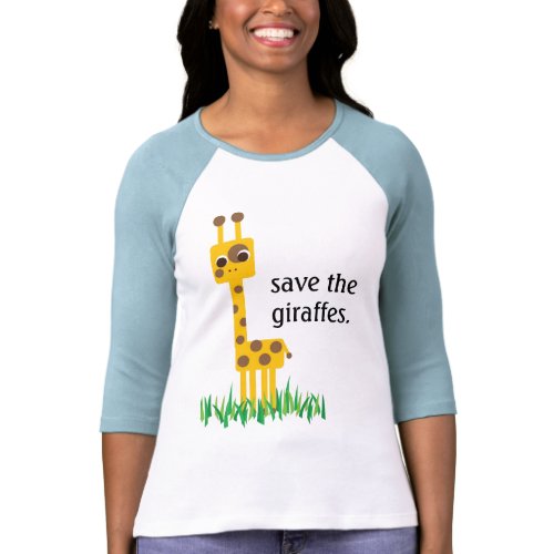 The Long Necked Animal Beauty : Giraffe animals save the giraffes tshirt p235227254976193351zkg5a 500 The Long Necked Animal Beauty : Giraffe