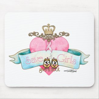 Save the Girls Give a Hoot Mousepad