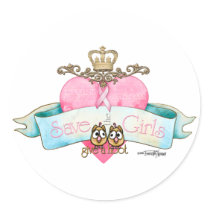 Save the Girls - Give a Hoot stickers