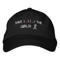 SAVE THE GIRLS HAT embroidered hats
