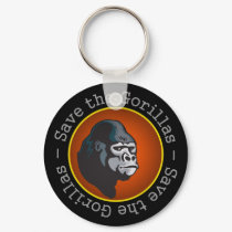 Save the Gorillas keychains