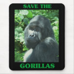 Save the Gorillas Mousepads