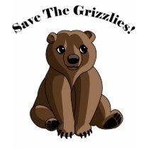 Save the Grizzlies! t-shirts by Endangered Save the Grizzlies! t-shirts