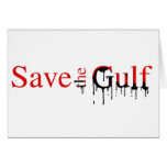 Save the Gulf Bumper Sticker Cards