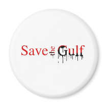 Save the Gulf Bumper Sticker Refrigerator Magnets