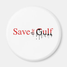 Save the Gulf Bumper Sticker Refrigerator Magnets