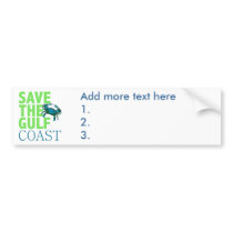 Save the Gulf Coast Bumper Sticker
