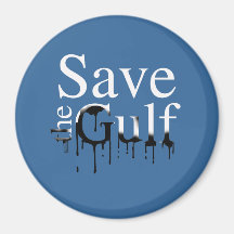 SAVE THE GULF FRIDGE MAGNET