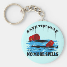 SAVE THE GULF NO MORE SPILLS KEYCHAIN