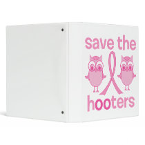 Save The Hooters 3 Ring Binders
