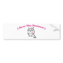 Save The Hooters bumper stickers by HelpRaiseAwareness Save The Hooters bumper stickers