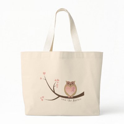 Save the Hooters Canvas Tote tote bag