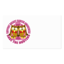Save the Hooters Circle Business Card Template