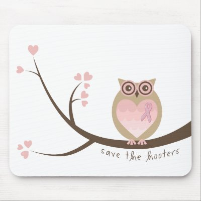Save the Hooters Mousepad by provencegifts