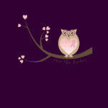 Save the Hooters Owl Pink Ribbon T-Shirt