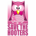 Save The Hooters Pink Photo Cutouts