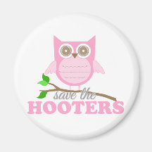 Save the Hooters Refrigerator Magnets