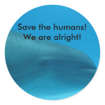 Save the Humans! stickers