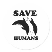 Save the Humans stickers