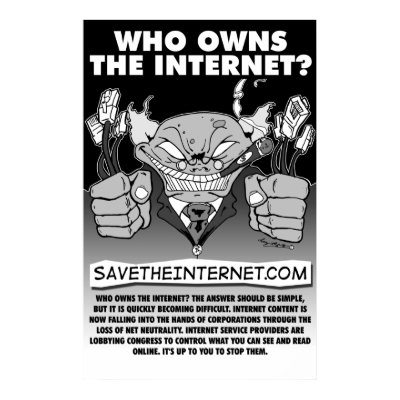Save The Internet Poster by LuvataciousSkull