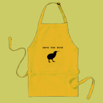 Save the Kiwi Yellow Apron aprons