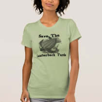 Save the leatherback turtle t-shirts