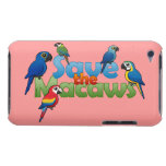 Save the Macaws Case-Mate iPod Touch Barely There Case