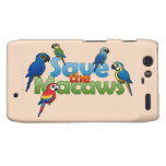 Save the Macaws Case-Mate Motorola Droid RAZR Barely There Case