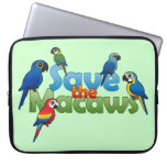 Save the Macaws Neoprene Laptop Sleeve