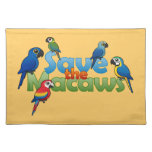 Save the Macaws Placemat
