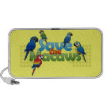 Save the Macaws Doodle Speakers by OrigAudio™