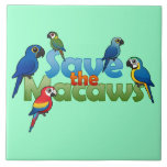 Save the Macaws Tile