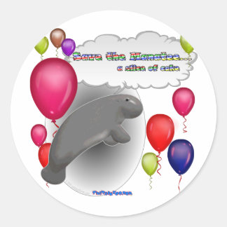 Manatee Stickers | Zazzle