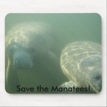 Save the Manatees! mousepads