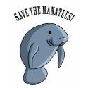 Save the Manatees! t-shirts