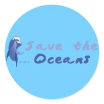 SAVE THE OCEANS stickers