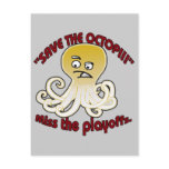 Save The Octopi Postcard