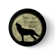 Save the Olympic Wolf buttons by loverlee Save the Olympic Wolf buttons
